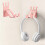Support mural en forme de couronne pour manette et casque (rose) 1