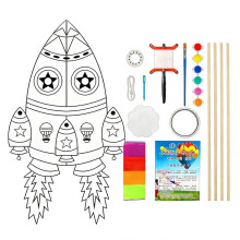 Kit de cometas de diamante para armar (en blanco) para niños y adultos (paquete de 12)