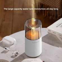 Luftbefeuchter mit Kerzenlicht-Aromatherapie – Ultraschall, leise