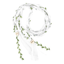 Cotton wedding lasso rope white 190 cm
