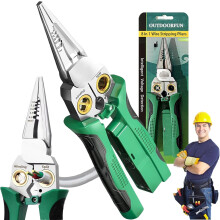 Voltmaster 8-in-1 Wire Stripper Pliers with Voltage Tester – Heavy Duty, Compatible with Outdoorfun