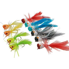 Fly Fishing Poppers – Topwater Lures for Bass, Crappie, Bluegill, Sunfish, Panfish, Trout, Salmon, Perch, Steelhead