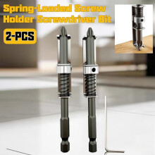 Magnetic Positioning Screwdriver Bit Set with LED Flashlight for Precision Drilling and Fastening