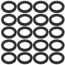 20Pcs Replacement Rubber Hose Washers for Hose Supply and Water Faucet Repair Applications