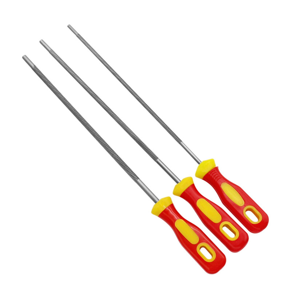 Professional Woodwork Chainsaw Sharpening Tool,High Carbon Steel File With Ergonomic Handle Chain Files Sharpener 9426043487270