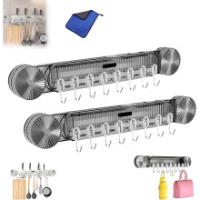 Väggmonterade dammsugskrokar vattentäta utan borrning 4-pack