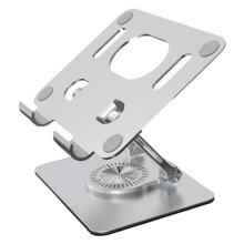 Ergonomic Rotating Laptop Stand with 360 Adjustable Base Foldable Portable Desktop Mount Holder for Tablets and Notebook Computers