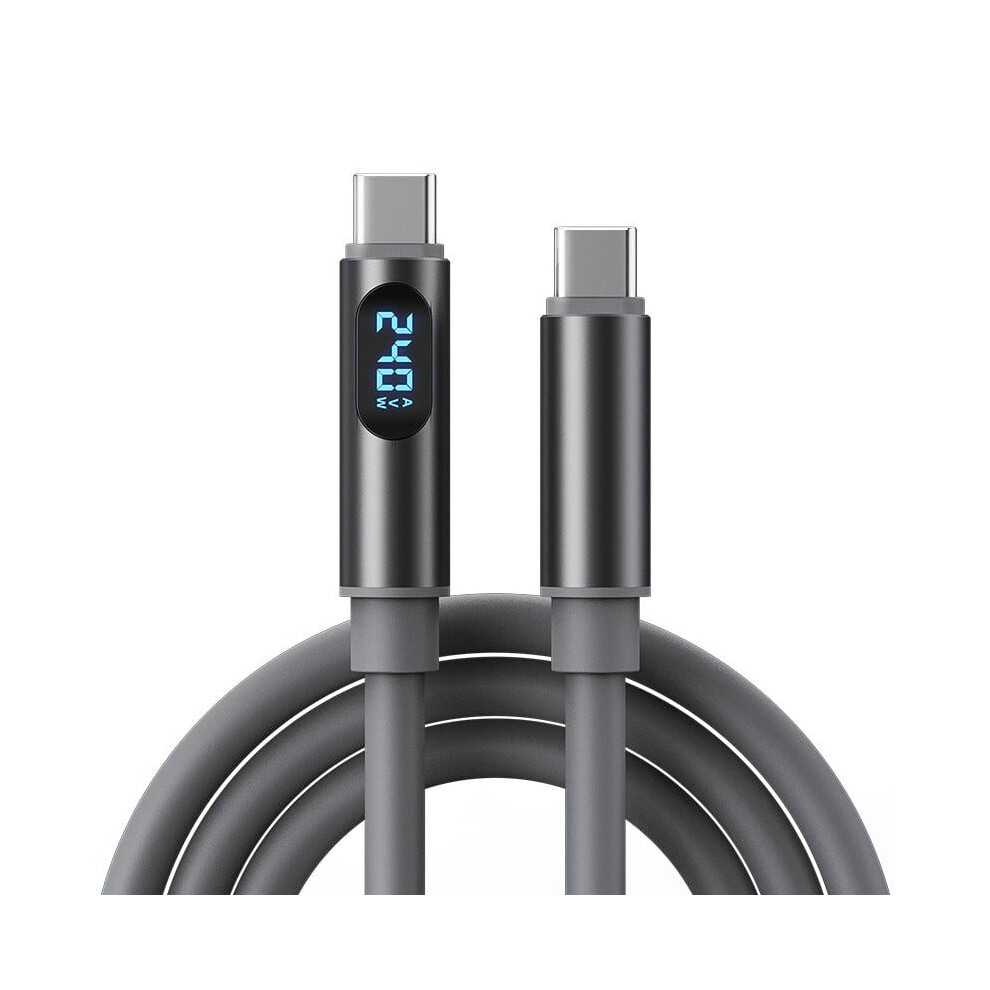 C To C 240W Charging Cable, With Led Digital Display, 240W Pd3.1 Fast Charging, Portable Usb-C Cable For Smartphones, Tablets, Laptops 9426043489953