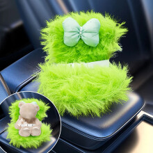 Doll Car Seat with Soft Furry Cushion for 10-17cm Dolls, Clips onto Car Air Vent Cute and Functional Car Ornament for Blind Box Doll Fans, Collectors