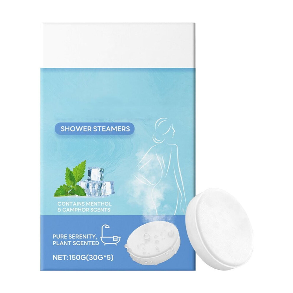 Shower Steamers, Clean Dissolving Vapor Shower Tablets, Mint Shower Bombs, Menthol Scent, Gifts for Mom Men Teen Girls Adults