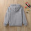 Kids Solid Color Zip-Up Hoodie Long Sleeve 1 Piece 4