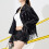 Veste à franges et sequins pour femme, ouverte sur le devant 5