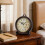 Vintage Analog Alarm Clock with Night Light and Silent 4