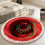 Πατάκι πόρτας Christmas3D Illusion – Αστείο στρογγυλό χαλί για εσωτερικούς/εξωτερικούς 4