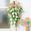 Artificial Tulip Teardrop Door Swag 40cm 5