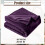 Microplush Fleece Blanket Grey 100x150 cm 4
