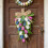 Artificial Tulip Teardrop Door Swag 40cm 2