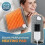 AuroraX Heated Throw Blanket Grey 24" x 12" 5