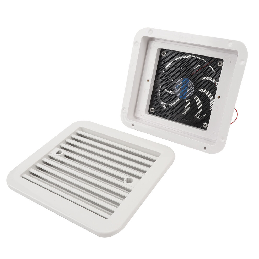 5V Motorhome Side Vent Fan Silent Air Exhaust For Caravan & Camper Yacht Use 8421385210655