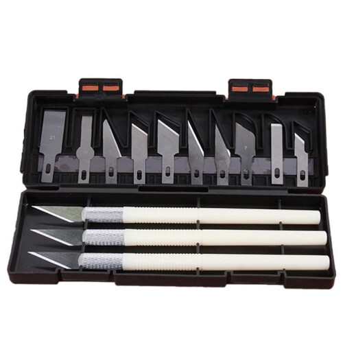 Deburring Tool Kit Engraving Knife Carving Tool DIY 3D Printer Part 3D Model File Cutter Scraper Material Removal Tool