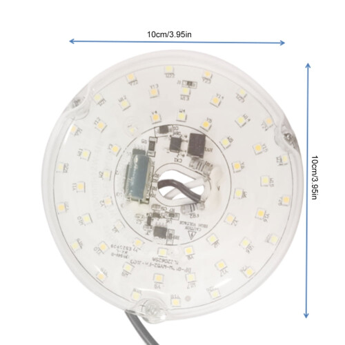 3.9 Inch Dimmable Ceiling Fan Light Retrofit Kit 220V Pendant Light Round Panel Decor Light 1