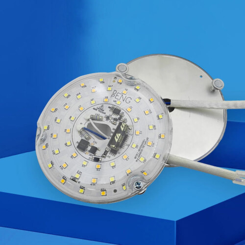 3.9 Inch Dimmable Ceiling Fan Light Retrofit Kit 220V Pendant Light Round Panel Decor Light 2