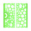 Geometric Ruler Set – Multifunctional Drawing & Measuring Tool, Thick Durable Plastic, Protractor & Pattern Features, Portable 7.59" x 4.52", 2