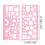 Geometric Ruler Set – Multifunctional Drawing & Measuring Tool, Durable Plastic, Protractor & Patterns, 7.59"x4.52", Portable, Multiple Colors 3