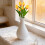 Artificial Champagne Tulip Bouquet 6 pcs 7