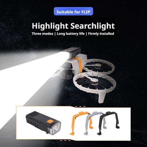 Drone LED Searchlight Night Flight Light with Bracket for #dji# FLIP Accessory L3Z7 2