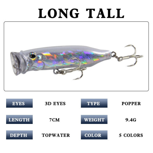 7cm Floating Paddle Tail Shrimp Lure (2 pcs) 2