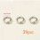 Jump Rings for Jewelry Making and Keychains 100 Pack 4