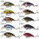 2 τεμάχια δολώματα ψαρέματος Jigs 10 χρώματα Rock Bionic Lure 4.8cm/3.4g προσομοίωση ψεύτικου 3