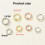 Jump Rings for Jewelry Making and Keychains 100 Pack 7
