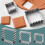 3Pcs Square Cookie Cutter Stainless Steel Rectangle Molds Biscuit UK 3
