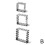 3Pcs Square Cookie Cutter Stainless Steel Rectangle Molds Biscuit UK 4