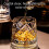 Verre à whisky avec base en cristal rotative à 360 4