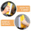 Car Windshield Squeegee for Window Cleaning, Small Double Row Design, Easy to Use and 7