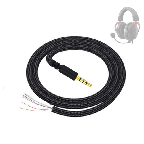 For Hyper X Cloud II Core Pro Cloudx Revolver S Wired Gaming Headset Aux Cable 2
