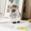 Figurine hibou en résine, statue décorative, 14 cm 4