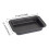 Nonstick Rectangle Baking Sheet Pan Black 13x18 Inch 2