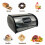 1 PCS Iron Bread Box, Food Storage Bin with Window, Bread Storage Container for Bread, Cake Tableware, Condiment Bottles 4