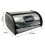 1 PCS Iron Bread Box, Food Storage Bin with Window, Bread Storage Container for Bread, Cake Tableware, Condiment Bottles 5