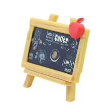 Miniature Chalkboard for Dollhouse Decorative Blackboard Signboard Coffee Painting Board Doll Furniture Model Toy B