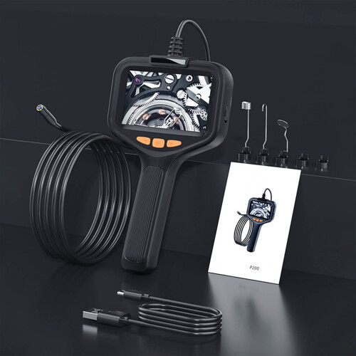 Endoscope Camera with Light, Borescope with Adjustable LED Light,Endoscope Camera,Waterproof Inspection Camera 2