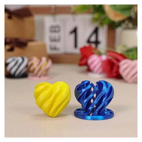 1pc3D τυπωμένο σπιράλ Impossible Passthrough Fidget Decompression Spinning Τρισδιάστατα διακοσμητικά στρες 2