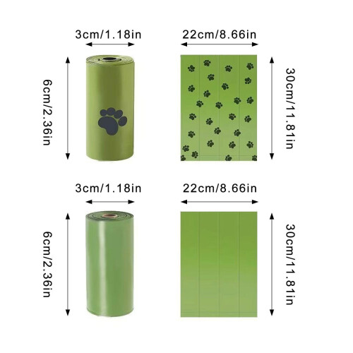 1.5Silk1Volumes Σακούλες Απορριμμάτων Κατοικίδιων Ζώων Σακούλες Συλλογής Σακούλες 1