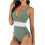 Γυναικείο μπικίνι με χώρισμα στην πλάτη – Μαλακό, ελαστικό, αναπνεύσιμο, γρήγορο 2