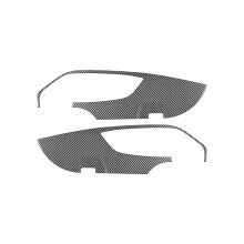 Carbon Fiber Front Door Anti Kick Cover Trim Protection Mat for ES 2018-2024 Interior Accessories