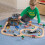 2PCS Plastic Stone Cave Model Train Tunnel For Multiple Toy Railway Systems Creative Landscape Building Accessories 6